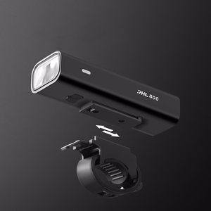 Rockbros 24710012001 eesmine jalgrattatuli 800 lm + USB-C - USB-A kaabel - must