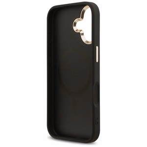 GUESS ümbris jaoks IPHONE 17 compatible with MagSafe GUHMP17SP4GTDGMK (4G PU W/ Triangle Logo) kuldne must