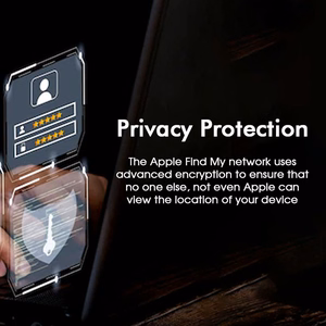 MiLi MiCard HD-P16-C Bluetooth-jälgimisseade Apple Find My võrgu jaoks, must