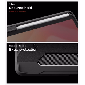 Spigen Tough Armor Pro  Samsung Galaxy Tab S12+ 12.6" ümbris, must
