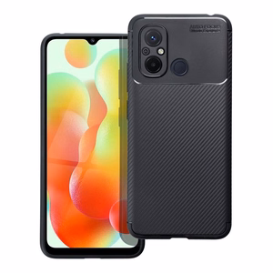 Чехол для Xiaomi Redmi 12C Carbon Premium чёрный