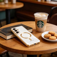 Tech-Protect MagFlex Ümbris for Samsung Galaxy S26+ - läbipaistev kuldne