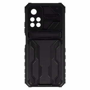 Tel Protect Combo Ümbris jaoks Xiaomi Redmi Note 11 5G/Note 11S 5G/Poco M4 Pro 5G Must