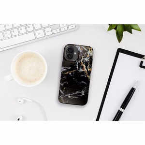 Ümbris jaoks iPhone 15 PRO Forcell F-Protect Mirage compatibl with Magsafe Military Drop-Test must marble
