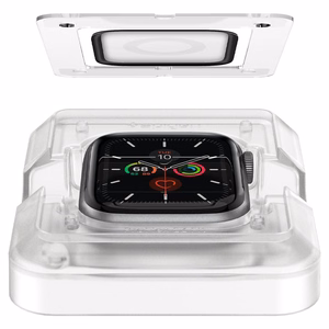 Spigen ProFlex EZ Fit hübriidklaas Apple Watch 4/5/6/SE (44 mm) jaoks