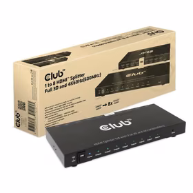 I/O VIDEO SPLITTER HDMI 8PORT/3D 4K 60HZ CSV-1383 CLUB3D