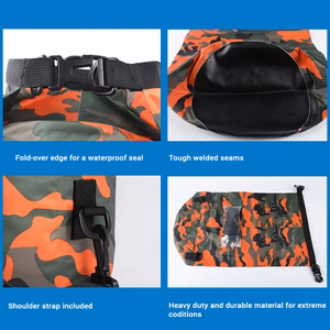 Waterproof Dry Bag Type 1 10L oranž camouflage