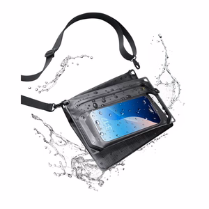 SPIGEN A640 universaalne veekindel ümbris CROSSBAG must