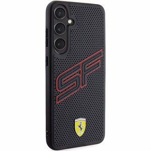 Ferrari Big SF Perforated ümbris jaoks Samsung Galaxy S24+ - must