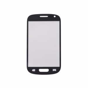 Välisekraani klaas, ühilduv Samsung I8190 S3 Mini-ga, must HQ