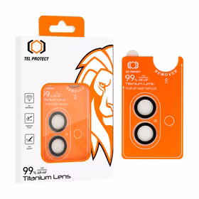 Tempered glass Tel Protect Titanium Lens 99% AR on camera jaoks Iphone 16/16 Plus läbipaistev (lens 2 pcs)