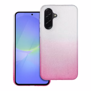 SHINING Ümbris jaoks SAMSUNG A36 5G läbipaistev roosa