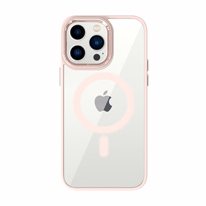 Tel Protect Magnetic Clear Ümbris jaoks Iphone 13 Pro Salmon