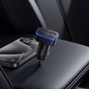 Автомобильное зарядное устройство Hoco 2xUSB A + 2xUSB C PD QC3.0 42W Z63 чёрный