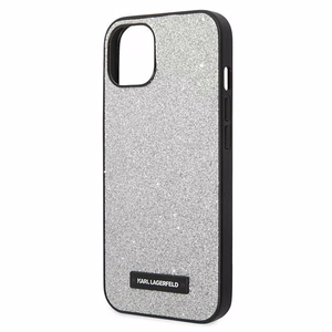 Karl Lagerfeld KLHCP14MG2ELS iPhone 14 Plus 6.7 "hardcase hõbedane / hõbedane Glitter Plaque Logo
