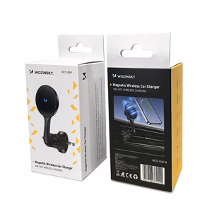 Juhtmevaba autolaadija+hoidik Wozinsky (WCT5-6S4Y) magnetiline (MagSafe 15W) ventilatsiooniresti jaoks must