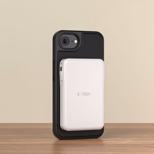 Tech-Protect Wallet MagSafe iPhone 16e Ümbris - Matte Must