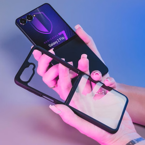 3mk Satin Armor Ümbris+ jaoks Samsung Galaxy Z Flip 7 - Läbipaistev Must