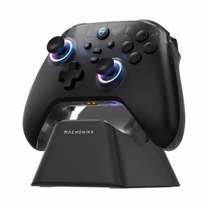 Machenike G3 V2 беспроводной игровой контроллер с зарядной станцией - черный