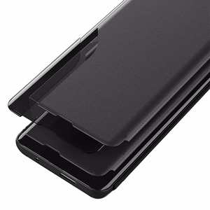 Чехол-книжка Eco Leather View элегантный с функцией подставки Poco M4 Pro 5G чёрный