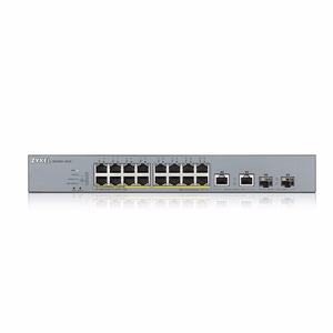 Zyxel GS1350-18HP-EU0101F hallatav võrgulüliti L2 Gigabit Ethernet (10/100/1000) toide Etherneti kaudu (PoE) hall