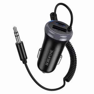 Borofone heli Bluetooth vastuvõtja AUX BC64 Contento must