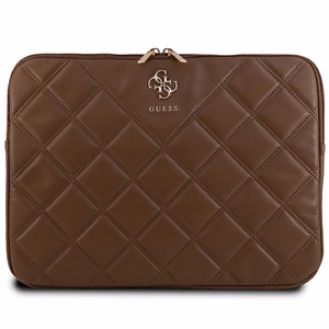 Guess Quilted 4G ümbris jaoks a 14" laptop - brown