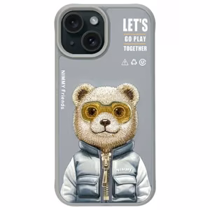 NIMMY ümbris COOL&CUTE 2.0 Bear jaoks IPHONE 15 hall