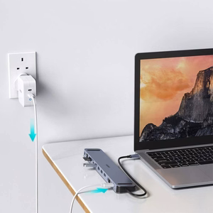 Choetech USB-C jaotur 11in1 100W PD hall (HUB-M20)