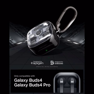 Spigen Ultra Hybrid Zero One ümbris Samsung Galaxy Buds 4 / 4 Pro jaoks - must
