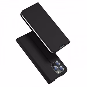 DUX DUCIS wallet ümbris SKIN PRO jaoks SAMSUNG S25 Edge must