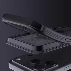 Nillkin CamShield Pro MagSafe Compatible Ümbris jaoks iPhone 17 Pro Max - Läbipaistev Must