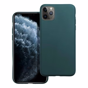 Чехол для iPhone 11 PRO MAX, матовый тёмно-зелёный
