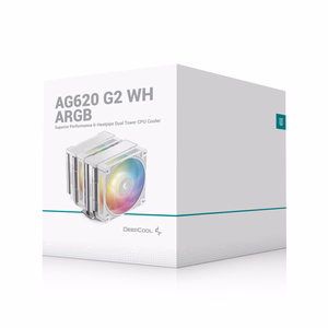 DeepCool AG620 G2 WH ARGB Processor Air cooler 12 cm White 1 pc(s)