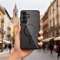 Tech-Protect Magmat MagSafe Ümbris for Samsung Galaxy S26+ - läbipaistev must