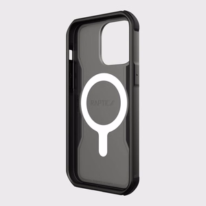 Raptic X-Doria Fort ümbris iPhone 14 Pro Max koos MagSafe soomustatud kaitsekattega must