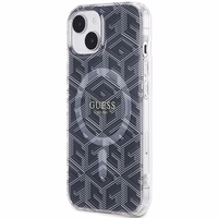 GUESS ümbris jaoks IPHONE 15 Plus compatible with MagSafe GUHMP15MHGCUSTGK (IML GCUBE) must