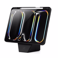 Dux Ducis Vers iPad Pro 13" (2024/2025) ümbris koos statiivi ja Apple Pencili hoidjaga - must