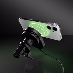 SBS Magnetic Holder with Qi2.2 25W Wireless Charger with Active Cooling - Black