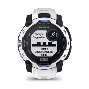 Garmin Instinct 3 Solar käekell, 45 mm, valge