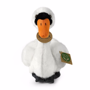 Rappa keskkonnahoidlik realistlik luige plüüslelu, 20 cm