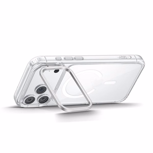 Tech-Protect MagStand MagSafe CC ümbris mudelitele iPhone 18 Pro / 17 Pro, läbipaistev