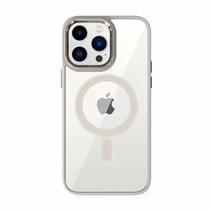 Tel Protect Magnetic Clear Ümbris jaoks Iphone 15 Pro Titanium