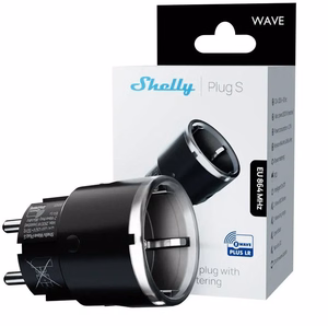 Shelly Wave Plug S - Z-Wave 800 nutipistik must