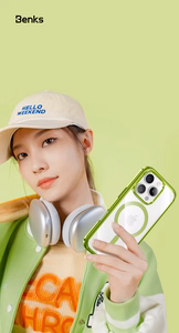 Benks Magnetic Lucent Pro ümbris iPhone 16 Pro roheline