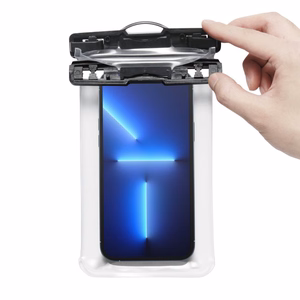 Spigen Aqua Shield A601 universaalne veekindel ümbris, läbipaistev