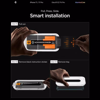 Spigen Glas.TR EZ Fit Pro Karastatud klaas jaoks iPhone 16 Pro / 17 / 17 Pro - Läbipaistev