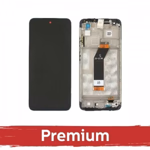 LCD ekraan sobib Xiaomi Redmi 10 (2022) must raamiga OEM