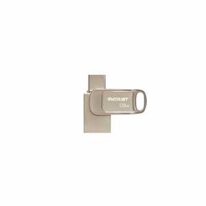 Patriot Memory Tab T560 128GB USB mälupulk topelt USB 120MB/s (PS128GT560DS5D) hõbedane