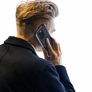DUX DUCIS wallet ümbris SKIN PRO jaoks IPHONE 16 Pro Max sinine